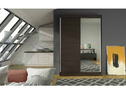 Skříň Linora I 120 choco