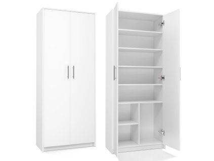 Kancelářská skříň Olina 2D bílá
