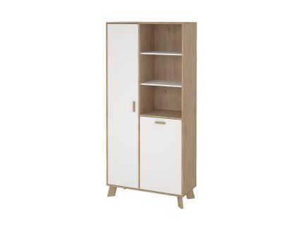 Knihovna Iker 719 jackson hickory/bílá