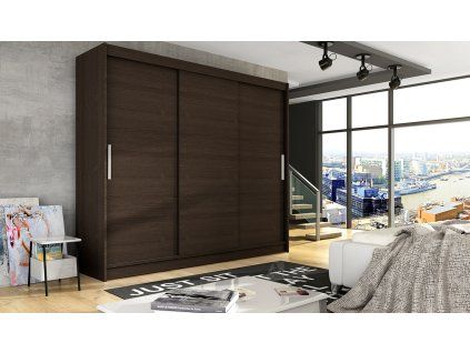Skříň Astana II 250 cm choco
