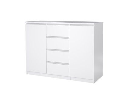 Komoda Simplicity 236 bílý lesk