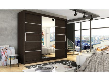 Skříň Astana VI 250 cm choco