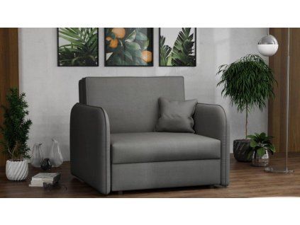 Rozkládací křeslo Vivian Loft I Mono šedá