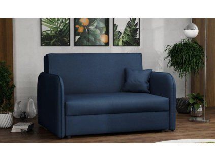 Rozkládací křeslo Vivian Loft II Mono tmavě modrá