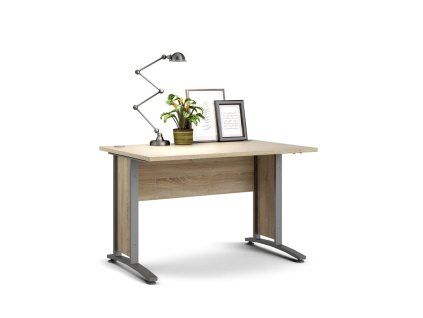 Psací stůl Office 80400/70 dub sonoma/silver grey