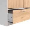 Skříň Lincoln 324 bílá/jackson hickory