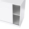 Komoda Simplicity 207 bílý lesk