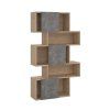 Knihovna Penta 738 jackson hickory/beton