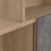 Knihovna Penta 738 jackson hickory/beton