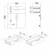 Skříňka Office 80400/103 bílá/dub sonoma