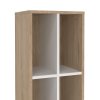 Knihovna Sigal 587 jackson hickory/bílá