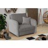 Rozkládací křeslo Vivian Loft I Run Again šedá