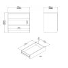 Komoda Simplicity 298 woodgrain černá