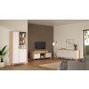 Knihovna Iker 719 jackson hickory/bílá