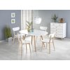 RUBEN jídelní stůl bílý/přírodní