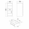 Komoda Simplicity 233 bílá