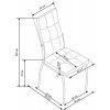 K416 židle šedá