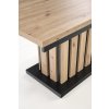 BARETTI konferenční stolek dub artisan/černý