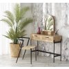 CARMEN toaletní stolek přírodní/černý