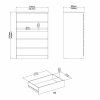 Komoda Simplicity 231 černý MAT