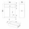 Komoda Simplicity 234 černý MAT