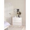 Komoda Simplicity 235 bílý lesk