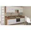 Kuchyňská skříňka Vega 60 GU 36 1F dub lancelot/bílý lesk