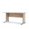 Psací stůl Office 80400/71 dub sonoma/silver grey